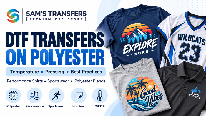 DTF Transfers on Polyester: Temperature, Pressing & Best Practices