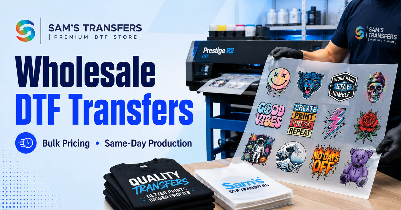 Wholesale DTF Transfers for Print Shops: Bulk Pricing, Same-Day Production, and the Fastest Ways to Order