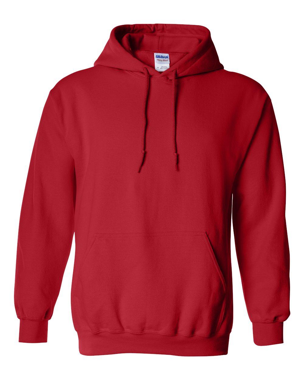 Gildan 18500 Heavyweight Hooded Sweatshirt - 50/50 Cotton Polyester, Double-Lined Hood, Unisex Fit