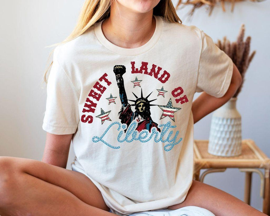 "Sweet Land of Liberty" 4th of July Ready-to-Press DTF Transfer