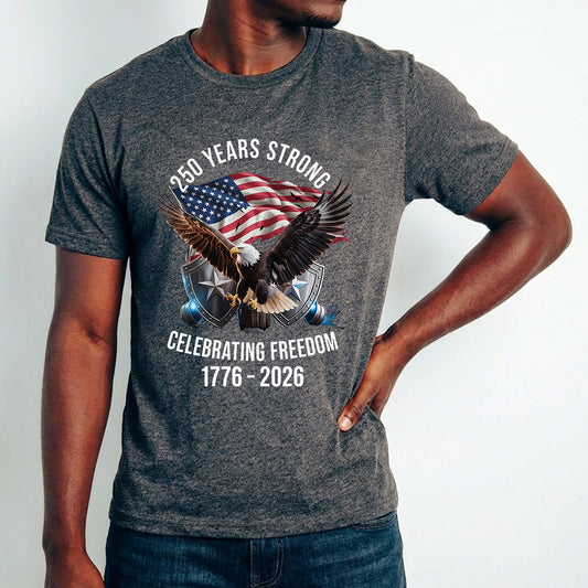 USA 250 Years Anniversary DTF Transfer | 4th of July Design | FR2176
