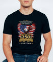 USA 250 Years Anniversary DTF Transfer | 4th of July Design | FR2177