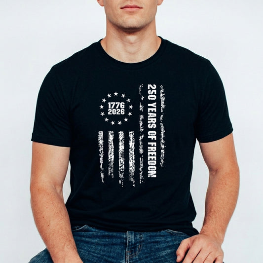 USA 250 Years Anniversary DTF Transfer | 4th of July Design | FR2179