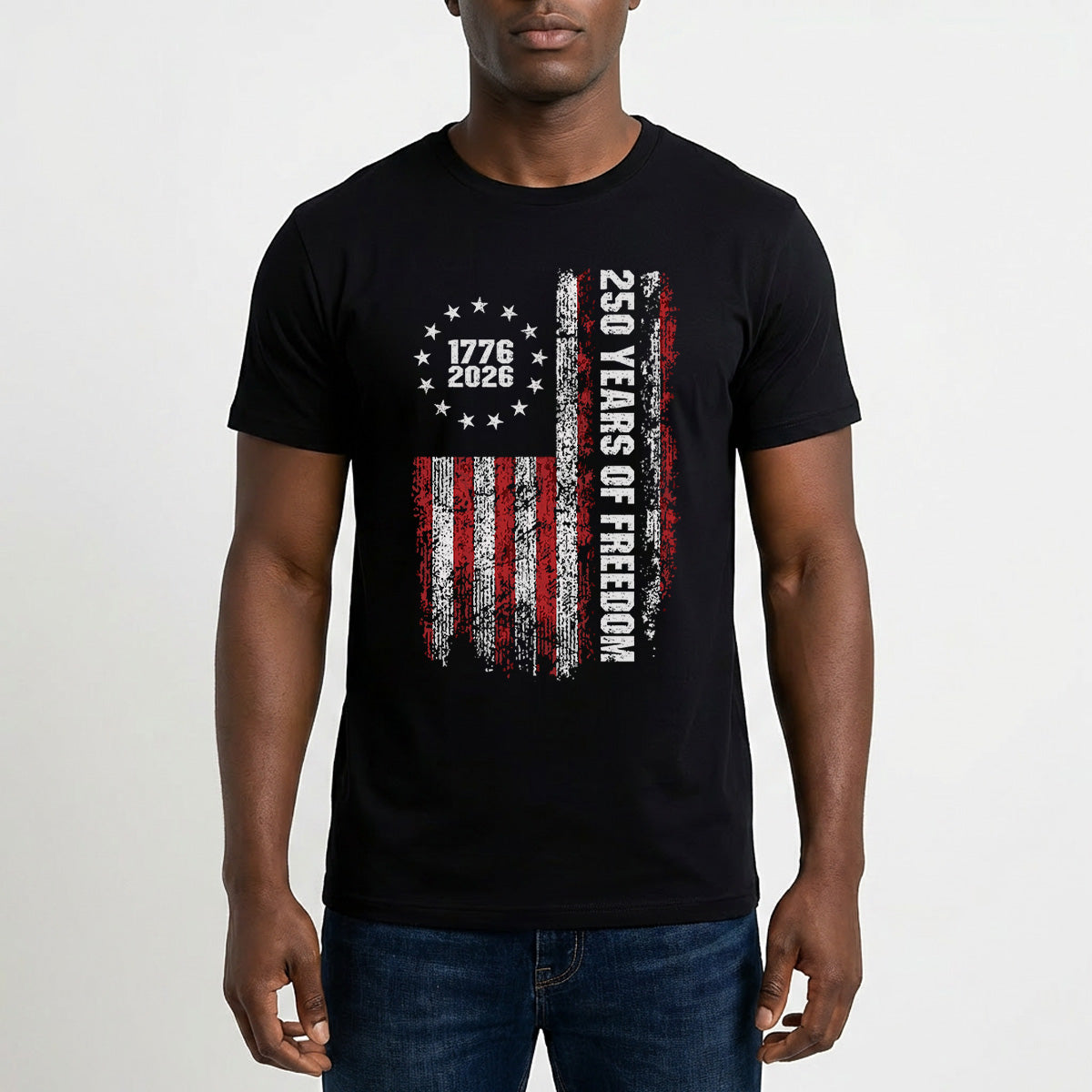 USA 250 Years Anniversary DTF Transfer | 4th of July Design | FR2183