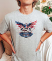 USA 250 Years Anniversary DTF Transfer | 4th of July Design | FR2191