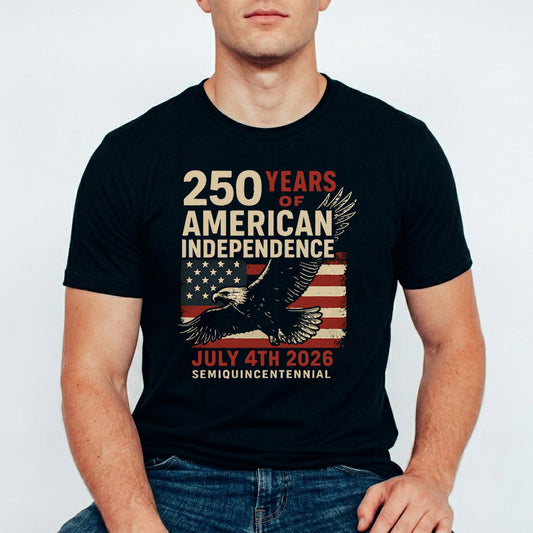 USA 250 Years Anniversary DTF Transfer | 4th of July Design | FR2192