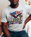 USA 250 Years Anniversary DTF Transfer | 4th of July Design | FR2193