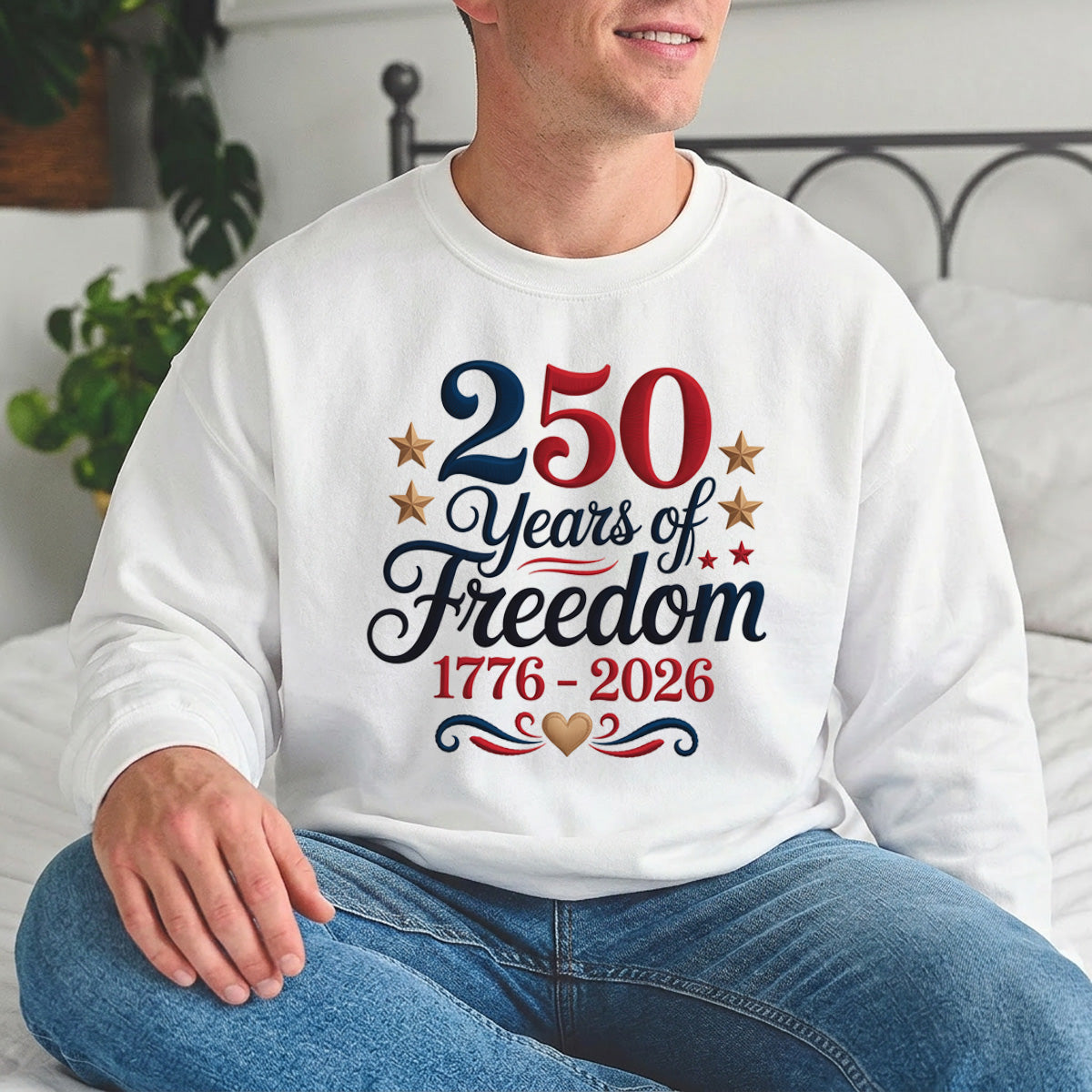 USA 250 Years Anniversary DTF Transfer | 4th of July Design | FR2195