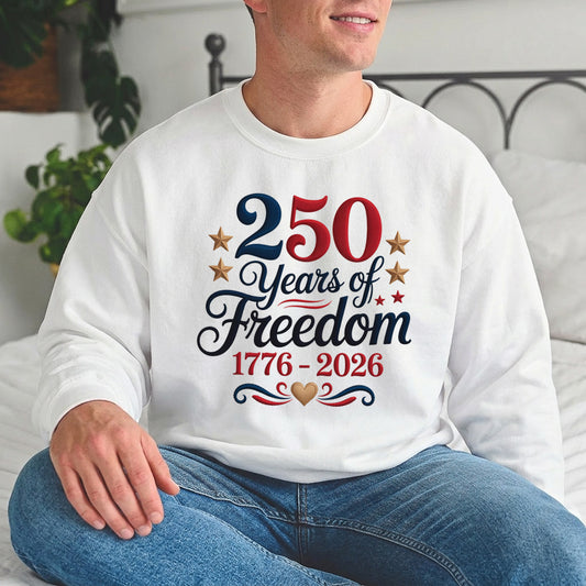 USA 250 Years Anniversary DTF Transfer | 4th of July Design | FR2195