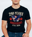 USA 250 Years Anniversary DTF Transfer | 4th of July Design | FR2197