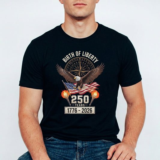 USA 250 Years Anniversary DTF Transfer | 4th of July Design | FR2203