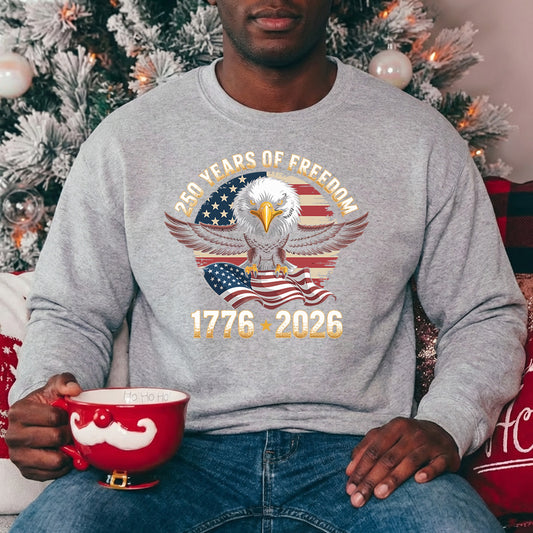 USA 250 Years Anniversary DTF Transfer | 4th of July Design | FR2216