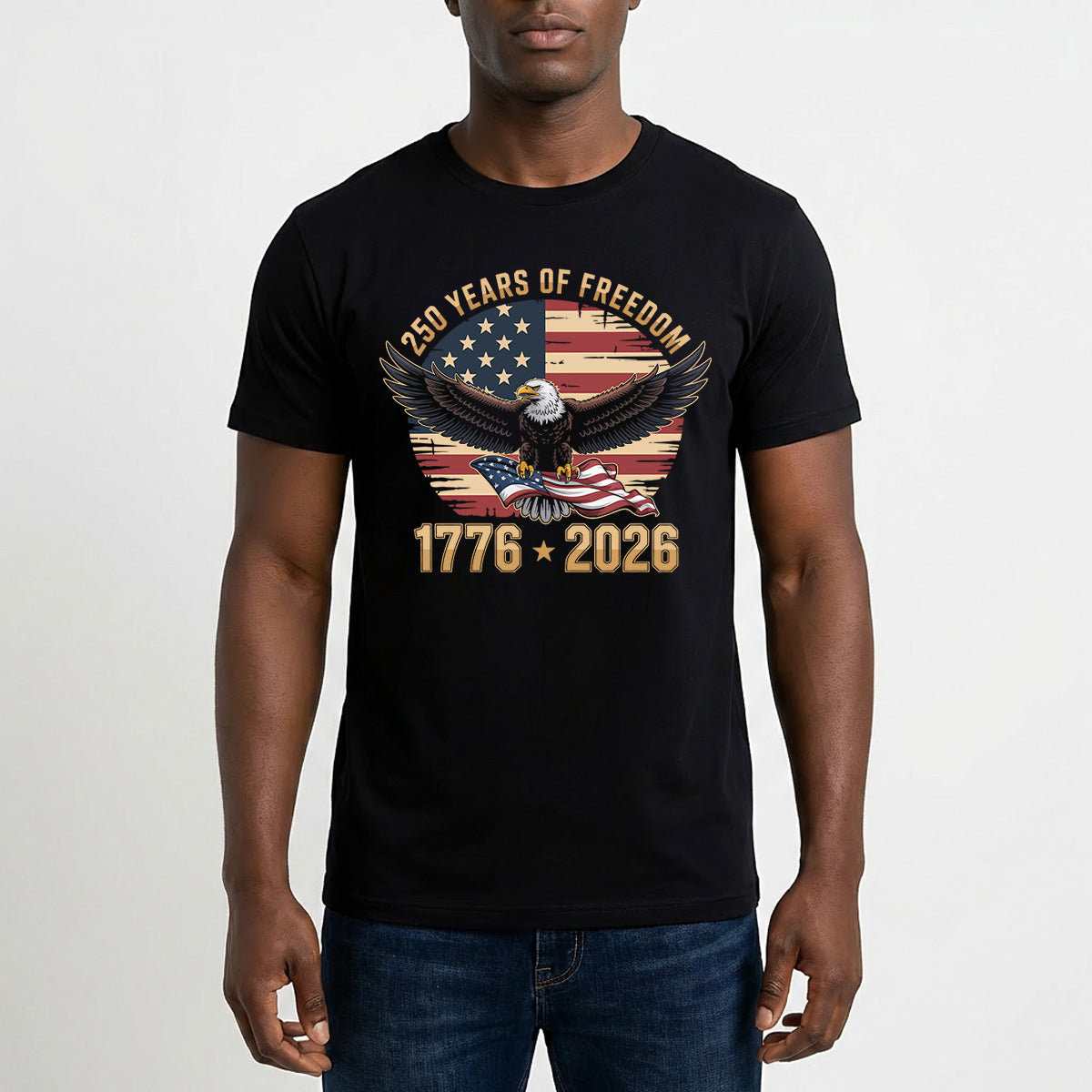 USA 250 Years Anniversary DTF Transfer | 4th of July Design | FR2217