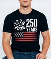 USA 250 Years Anniversary DTF Transfer | 4th of July Design | FR2220