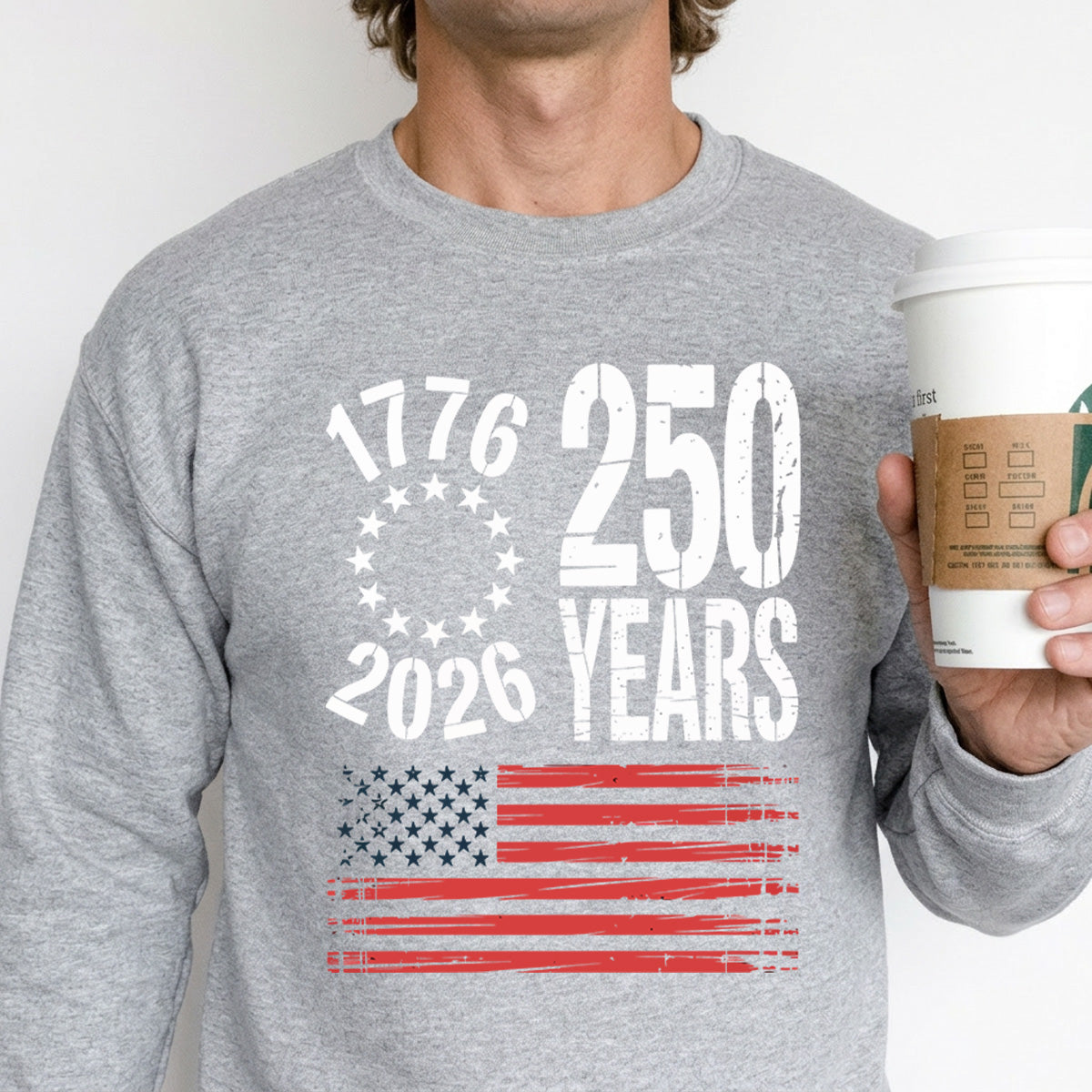 USA 250 Years Anniversary DTF Transfer | 4th of July Design | FR2221