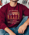 USA 250th Anniversary 1776-2026 DTF transfer ready-to-press for custom apparel and uv dtf stickers for tumblr and bottles.