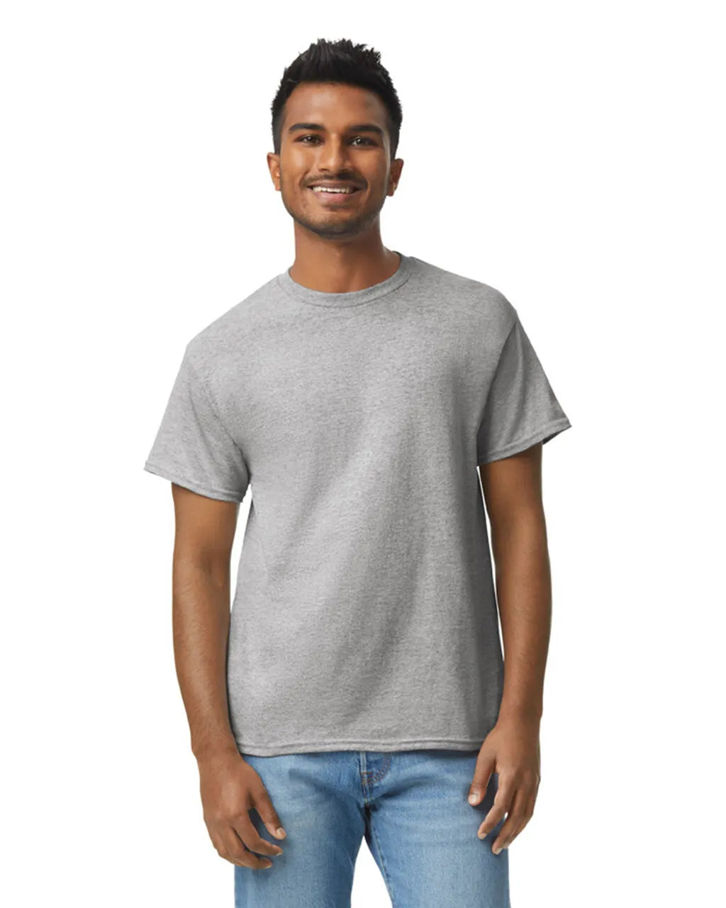 Order Blank Tees 5000 Gildan Sport Gray color 100% American Heavy Cotton Adult T-Shirt at Sam's DTF Transfers in Texas