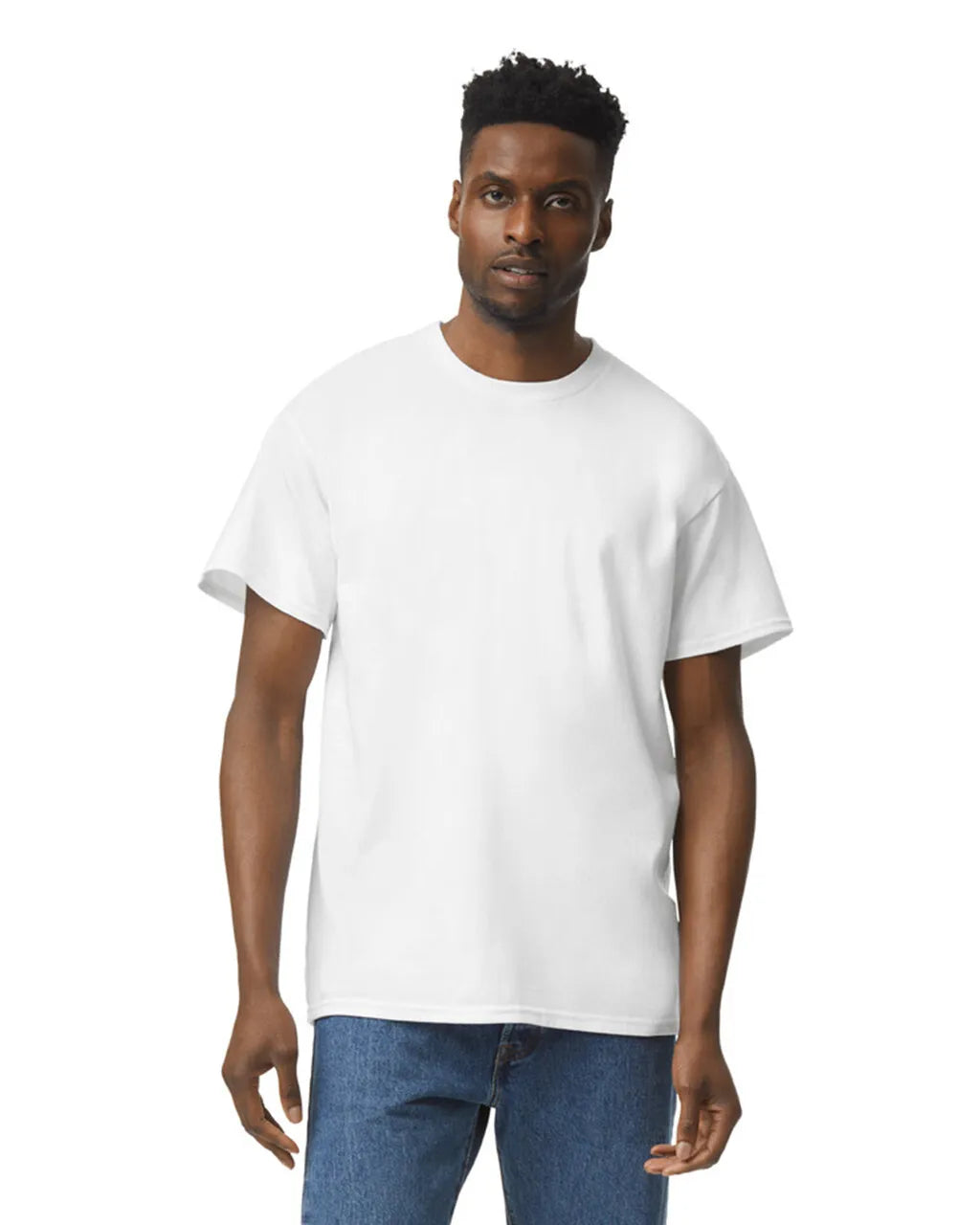 Order Blank Tees 5000 Gildan White color 100% American Heavy Cotton Adult T-Shirt at Sam's DTF Transfers in Texas