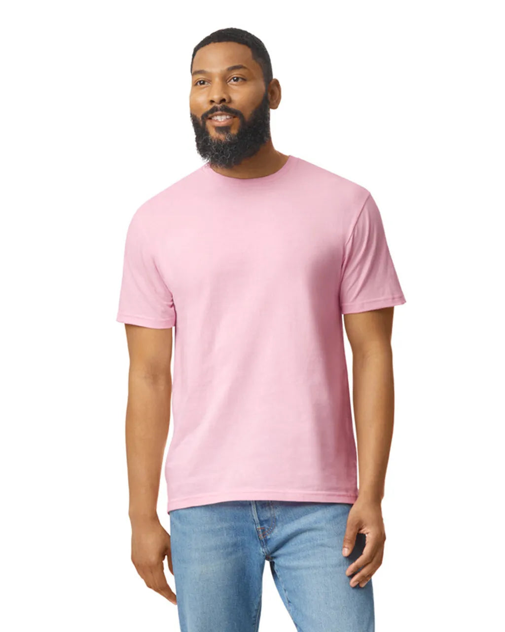 Order Blank Tees 64000 Gildan Lighth Pink color Softstyle Adult T-Shirt at Sam's DTF Transfers in Texas