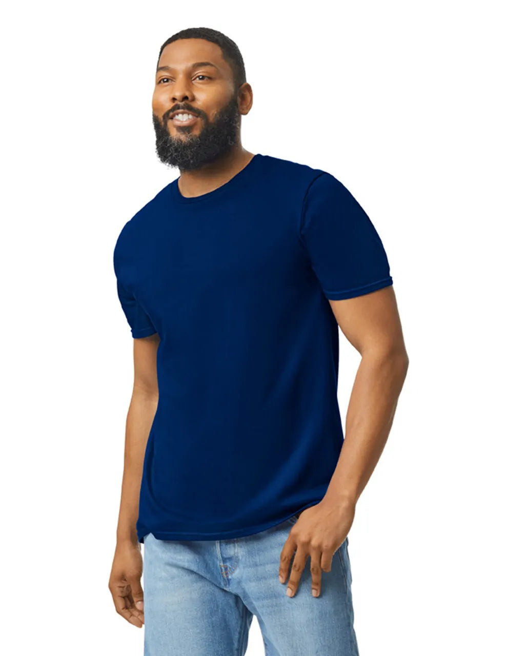 Order Blank Tees 64000 Gildan Navy color Softstyle Adult T-Shirt at Sam's DTF Transfers in Texas