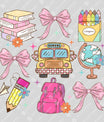 Vibrant School Essentials DTF Transfer
