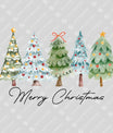 Merry Christmas DTF Transfer
