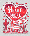 Heartbreak Motel Valentine's Day DTF Transfer