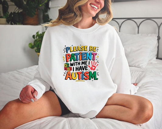 Please Be Patient Autism Awareness DTF Transfer Design - Sam's DTF Transfers