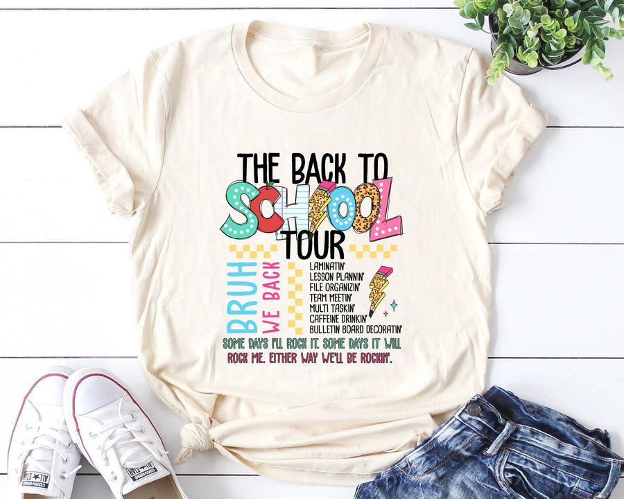 "The Back to School Tour" Ready-to-Press DTF Transfer
