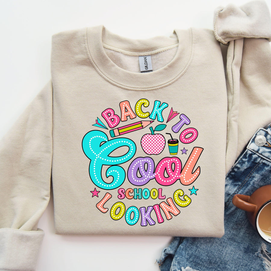 "Back to Cool School Looking" Ready-to-Press DTF Transfer