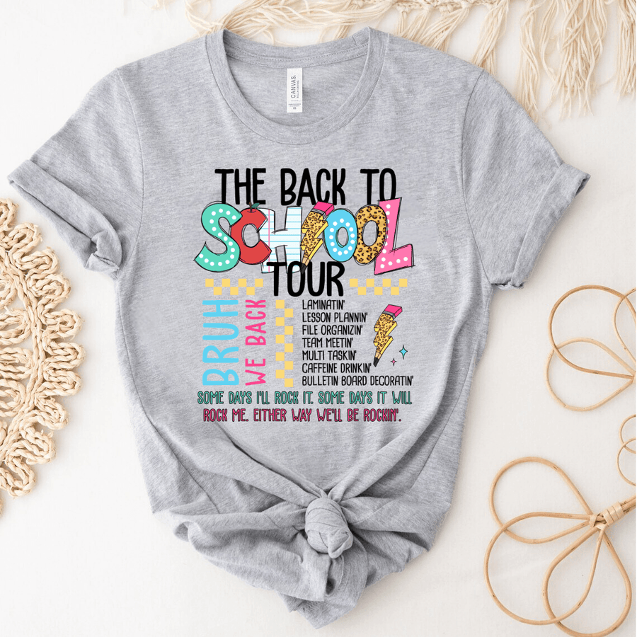"The Back to School Tour" Ready-to-Press DTF Transfer