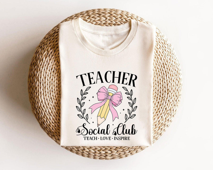 Teacher Social Club Ready-to-Press DTF Transfer