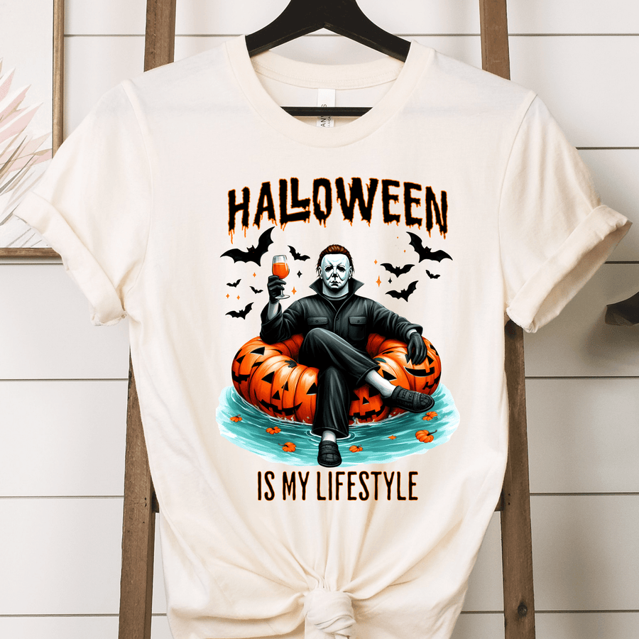 Halloween Is My Lifestyle Michael Myers DTF Transfer