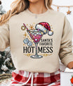 Santa's Favorite Hot Mess Christmas DTF Transfer - Sam's DTF Transfers
