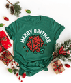 Merry Critmas D20 Dice Christmas DTF Transfer - Sam's DTF Transfers