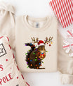 Festive Squirrel Christmas DTF Transfer - Sam's DTF Transfers