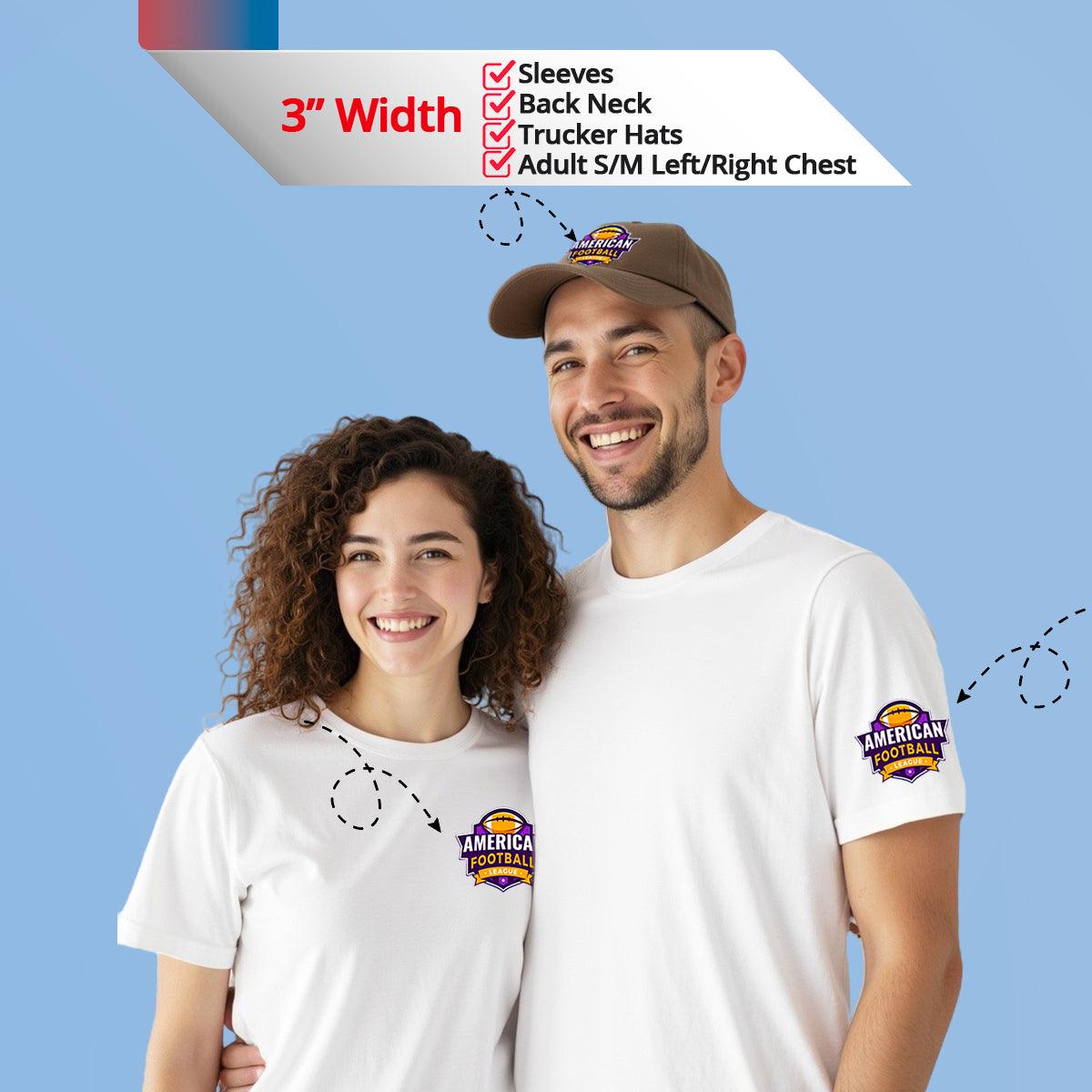 DTF Transfers By Size - Sam's DTF Transfers
