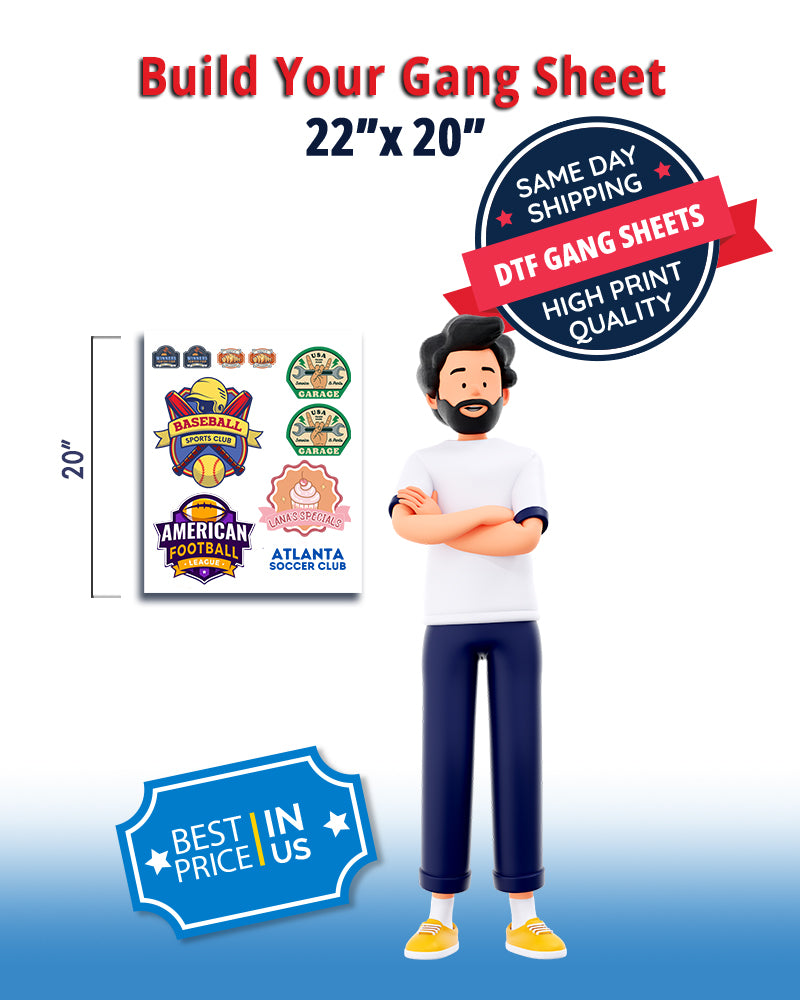 Free Gang Sheet Builder Online Premium, Easy, Affordable Sam's DTF