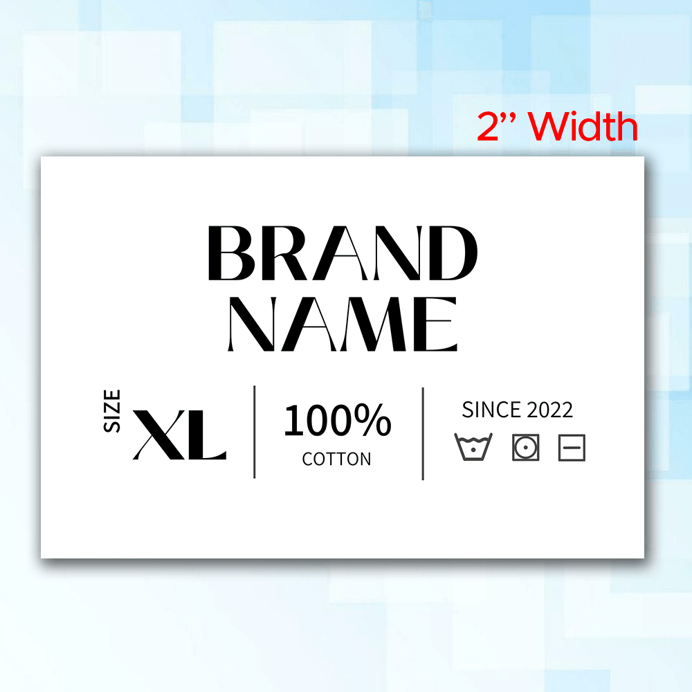 Custom Neck Labels for Clothing | Personalized DTF Labels – Your Brand ...