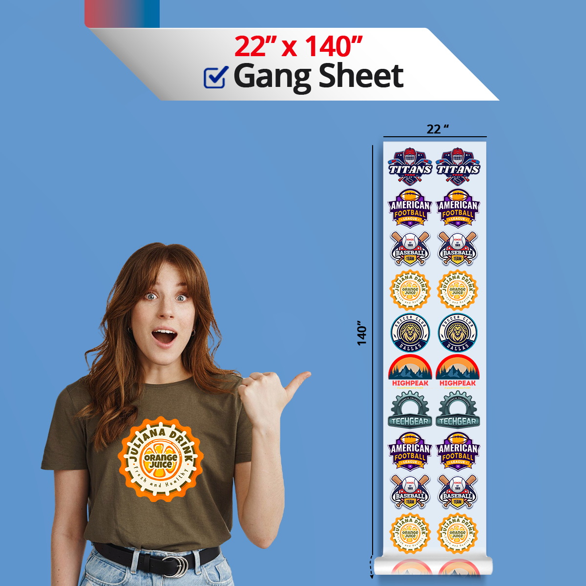 Custom DTF Gang Sheet Builder