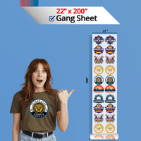 Build a custom 22x200 inches DTF gang sheet online
