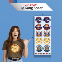 Build a custom 22x50 inches DTF gang sheet online