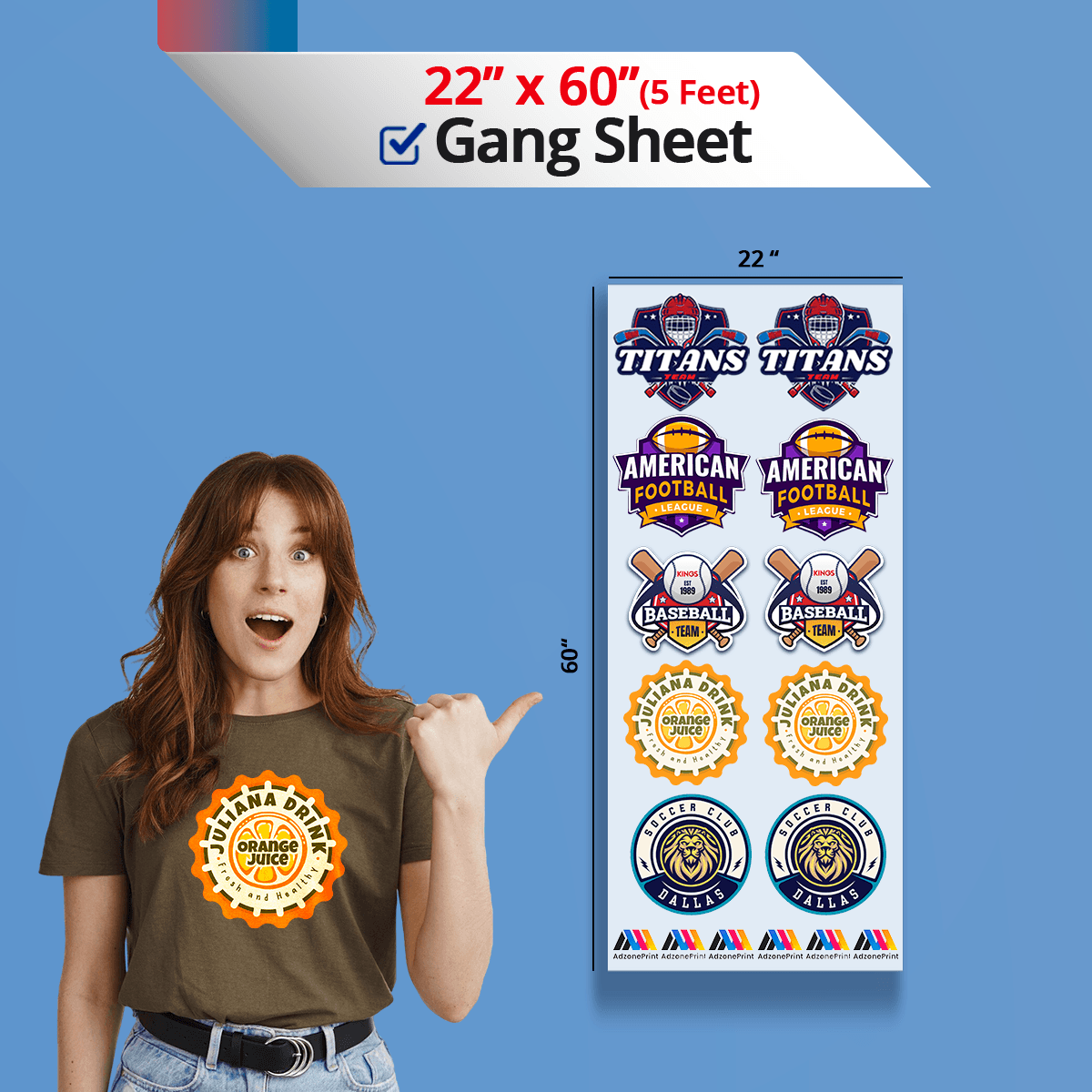 Custom DTF Gang Sheet Builder - Sam's DTF Transfers