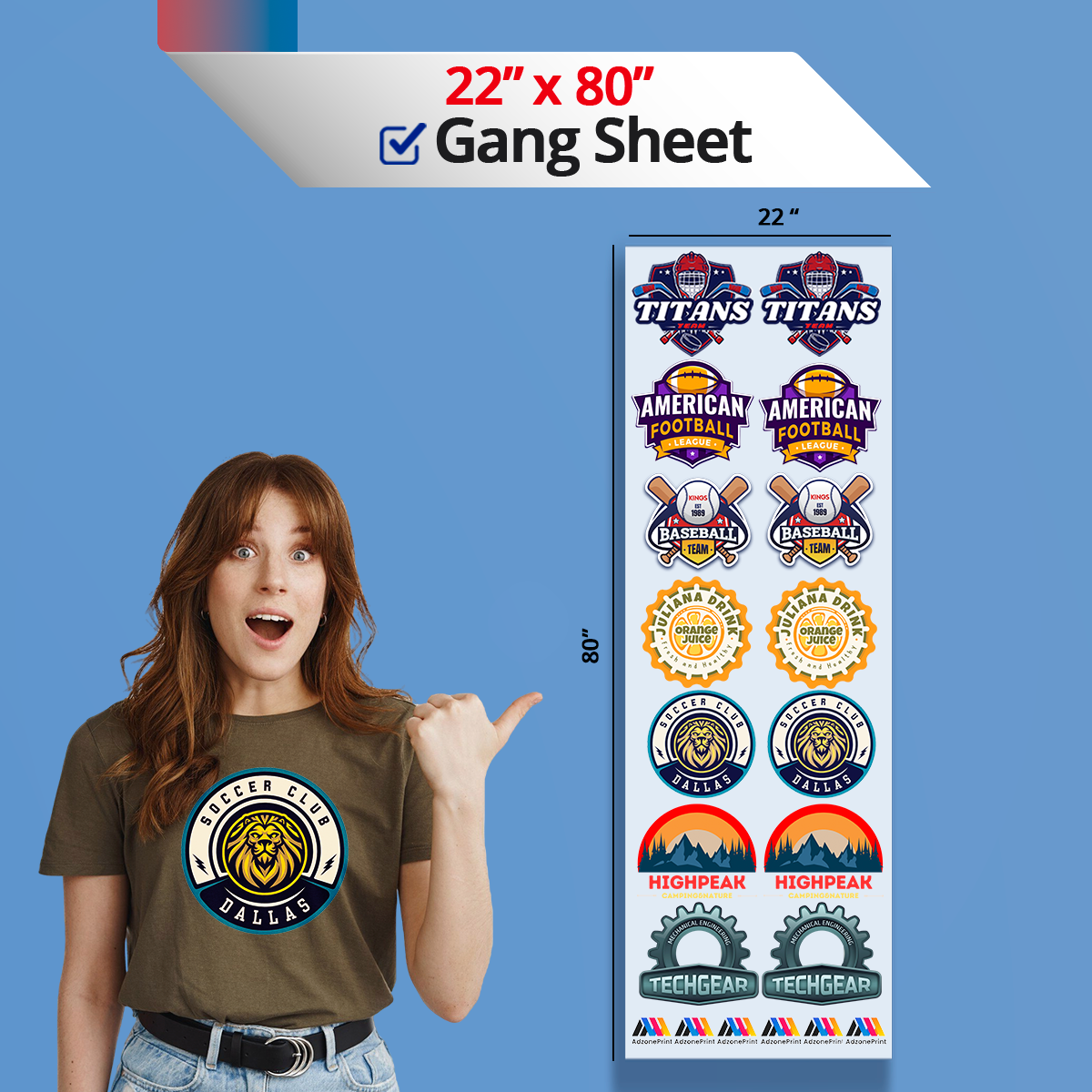 Custom DTF Gang Sheet Builder