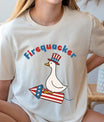Firequacker – Cute Patriotic Duck on Rocket