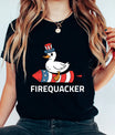 Firequacker – Funny Duck on Firework Patriotic