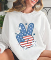 Peace Hand – American Flag Stars & Stripes