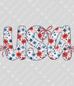 USA Floral – Red, White & Blue Flowers