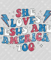 She Loves Jesus and America Too – Patriotic Faith