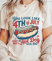 4th of July Hot Dog – Funny Patriotic Quote